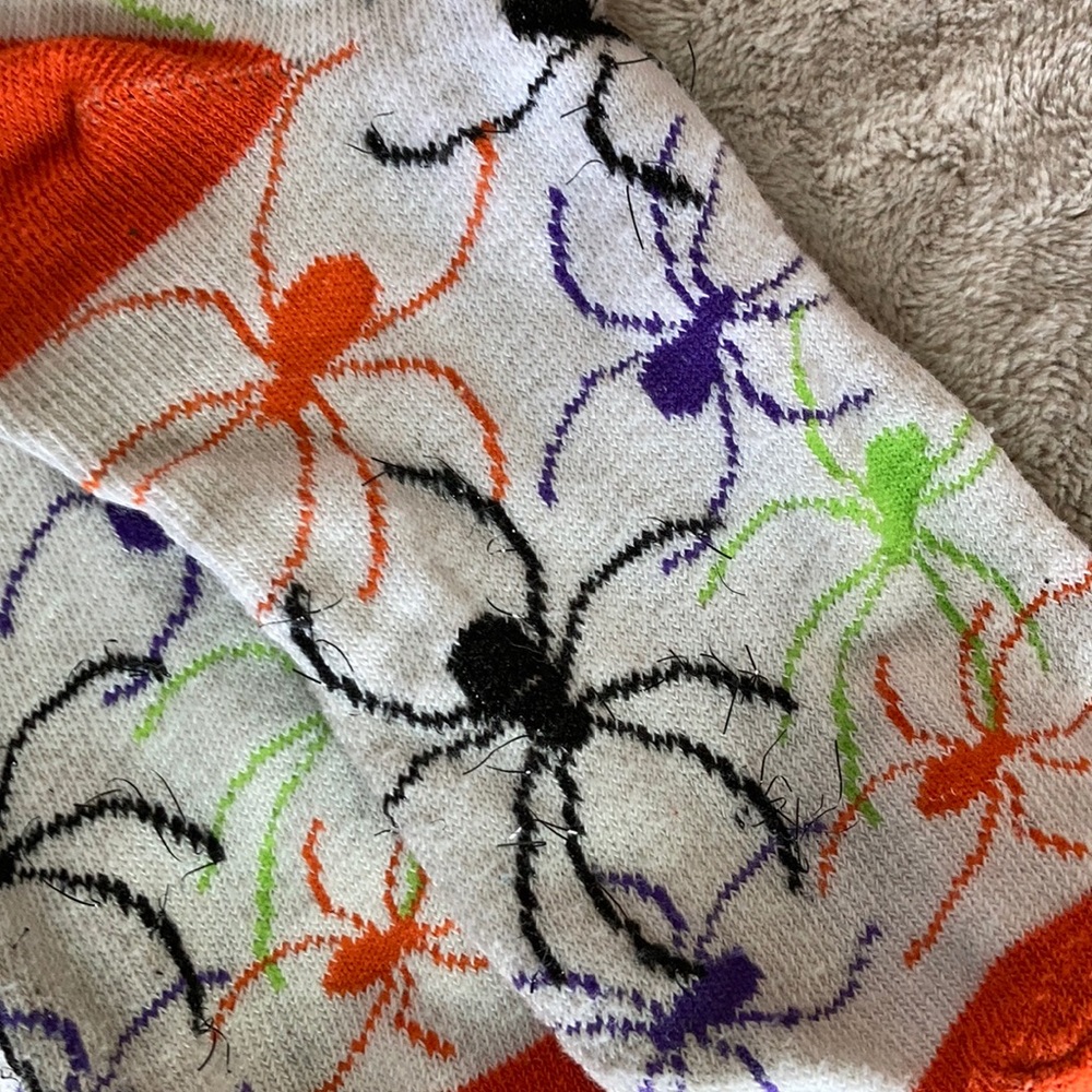 Multicolor Spider Socks - Picture 2 of 2